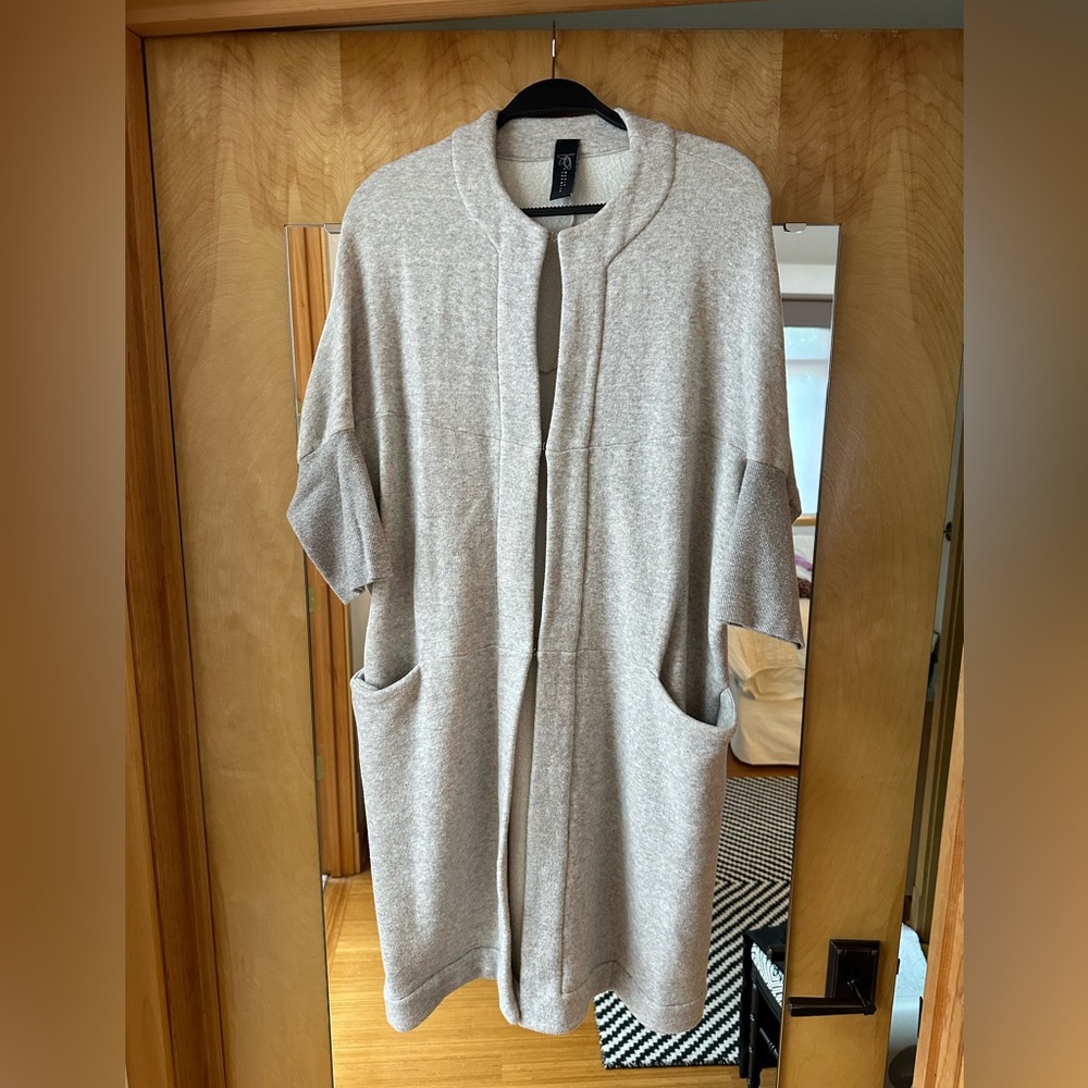 Zero Maria Cornejo 3/4 sleeve SOFT cardigan sz small fits 6-10